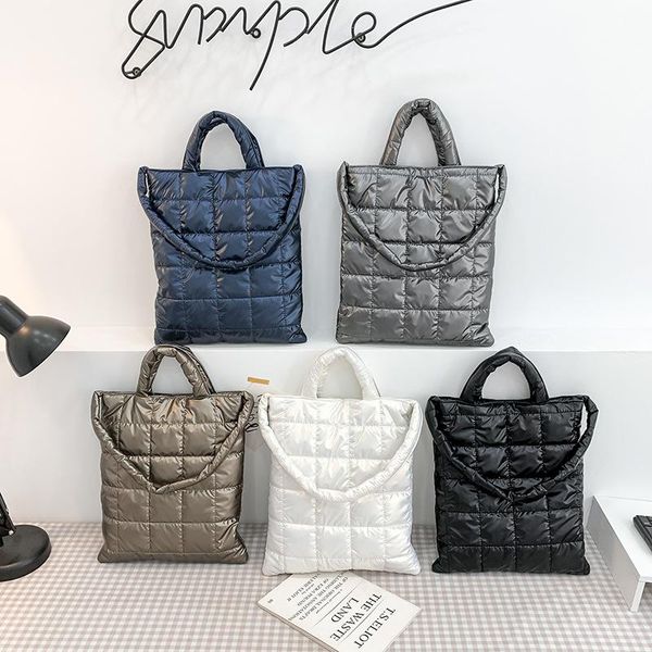 evening bags fashion bright down space casual tote bag winter cotton-padded large clutch for women travel big capacity leisure
evening bags fashion bright down space casual tote bag winter cotton-padded large clutch for women travel big capacity leisure