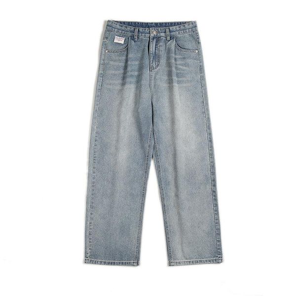 men's jeans solid color straight harem korean man 2021 loose full-length denim trousers streetwear male casual pants, Blue
men's jeans solid color straight harem korean man 2021 loose full-length denim trousers streetwear male casual pants, Blue