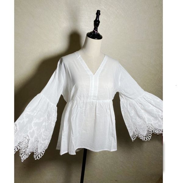 women's blouses & shirts unique design hollow out embroidery flare sleeve white v-neck doll shirt sweet kawaii dr6l
women's blouses & shirts unique design hollow out embroidery flare sleeve white v-neck doll shirt sweet kawaii dr6l