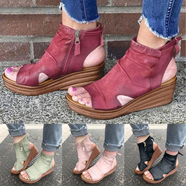 sandals summer women fashion solid color casual platform wedge heel buckle fish mouth female roman 2021 #01, Black
sandals summer women fashion solid color casual platform wedge heel buckle fish mouth female roman 2021 #01, Black