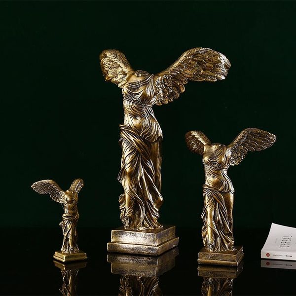 decorative objects & figurines european-style goddess of victory portrait sculpture resin crafts domestic ornaments
decorative objects & figurines european-style goddess of victory portrait sculpture resin crafts domestic ornaments