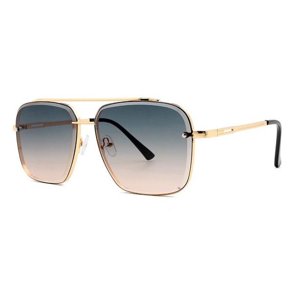 metal trimming trend fashion atmosphere men and women square sunglasses outdoor riding sports, White;black
metal trimming trend fashion atmosphere men and women square sunglasses outdoor riding sports, White;black