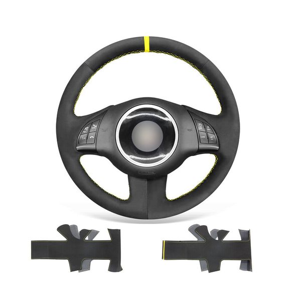 diy custom hand stitched soft black suede steering wheel cover for fiat 500 2007-2015 / 500e 2014-2018 500c
diy custom hand stitched soft black suede steering wheel cover for fiat 500 2007-2015 / 500e 2014-2018 500c