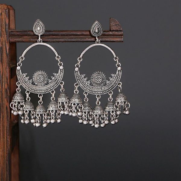 dangle & chandelier boho ethnic big carved turkish earring handmade classic gold vintage bell tassel earrings for women gypsy jewelry, Silver
dangle & chandelier boho ethnic big carved turkish earring handmade classic gold vintage bell tassel earrings for women gypsy jewelry, Silver