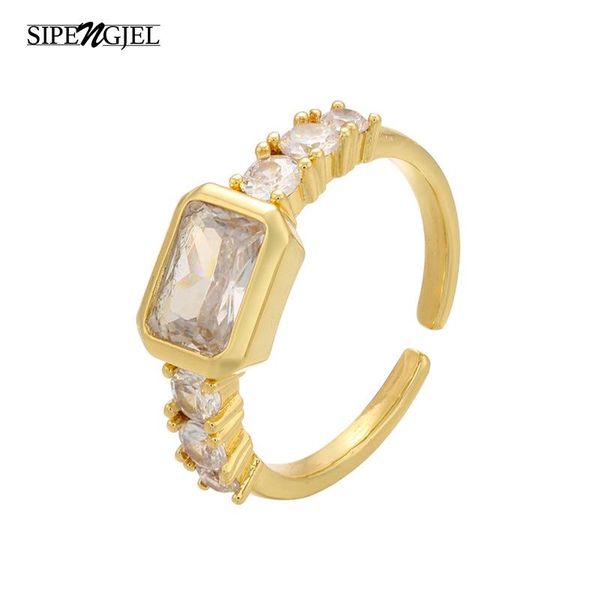 wedding rings sipengjel fashion gold silver color crystal square super thin opening ring for women girls party jewelry wholesale, Slivery;golden
wedding rings sipengjel fashion gold silver color crystal square super thin opening ring for women girls party jewelry wholesale, Slivery;golden