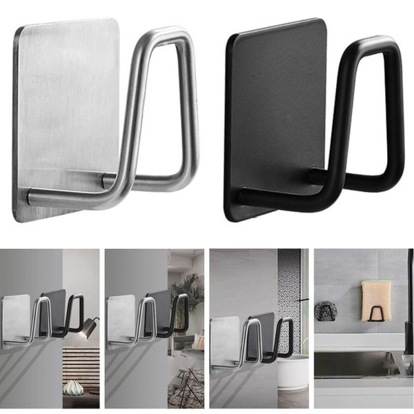 hooks & rails kitchen sponges holder self adhesive sink drain drying rack 304 stainless steel storage accessories
hooks & rails kitchen sponges holder self adhesive sink drain drying rack 304 stainless steel storage accessories