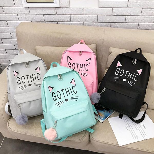 backpack 4 sets women nylon bagpack man softback solid bag soft handle mochilas mujer escolar rucksack school for teenager girls
backpack 4 sets women nylon bagpack man softback solid bag soft handle mochilas mujer escolar rucksack school for teenager girls