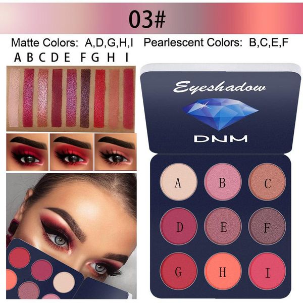 eye shadow 9 colors eyeshadow palette metallic shimmer matte pigment charming makeup long lasting waterproof
eye shadow 9 colors eyeshadow palette metallic shimmer matte pigment charming makeup long lasting waterproof