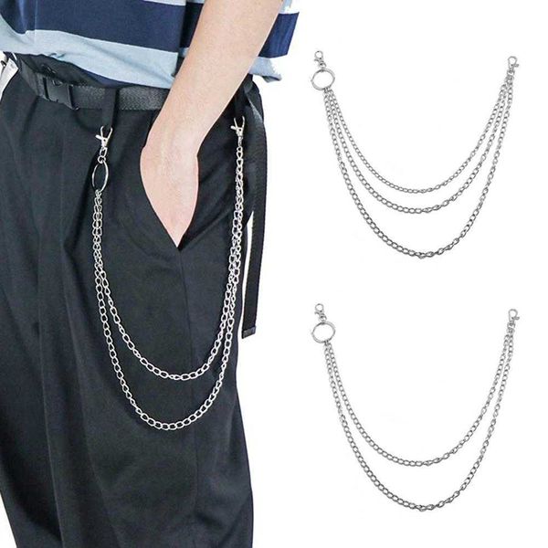 punk hip-hop trendy single fashion multi-layer pants jeans wallet pocket chain keychain clothing accessories jewelry p0811, Silver
punk hip-hop trendy single fashion multi-layer pants jeans wallet pocket chain keychain clothing accessories jewelry p0811, Silver