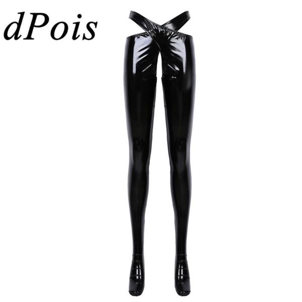 womens wetlook patent leather crotchless lingerie open crotch trousers erotic pants with waistband night roleplay nightwear women's pan, Black;pink
womens wetlook patent leather crotchless lingerie open crotch trousers erotic pants with waistband night roleplay nightwear women's pan, Black;pink