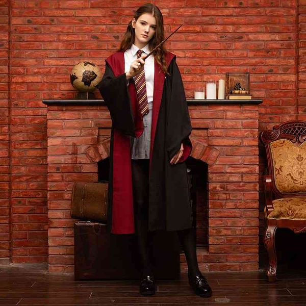cos magic robe potter's clothes surrounding snake academy college harry potter fans school uniform cloak tie full set, Black;red
cos magic robe potter's clothes surrounding snake academy college harry potter fans school uniform cloak tie full set, Black;red