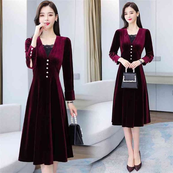 plus size autumn winter vintage gold velvet warm vestidos women fashion dresses office lady party bodycon runway midi dress 210528, Black;gray
plus size autumn winter vintage gold velvet warm vestidos women fashion dresses office lady party bodycon runway midi dress 210528, Black;gray
