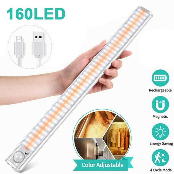 closet light 160led smart pir motion sensor cupboard wardrobe lamp adjustable brightness for kitchen bedroom cabinet
closet light 160led smart pir motion sensor cupboard wardrobe lamp adjustable brightness for kitchen bedroom cabinet