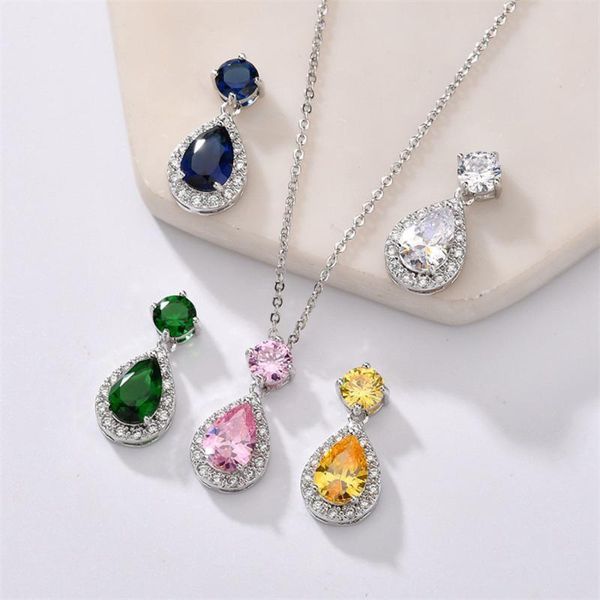 pendant necklaces idestiny 11.11 sale waterdrop jewellery for women white gold color plated generous cz stone party jewelry gift, Silver
pendant necklaces idestiny 11.11 sale waterdrop jewellery for women white gold color plated generous cz stone party jewelry gift, Silver