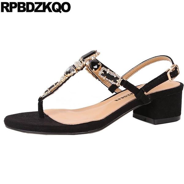 dress shoes t strap square nice diamond thong chunky jewel low heel women crystal rhinestone sandals leisure fashion bohemia style, Black
dress shoes t strap square nice diamond thong chunky jewel low heel women crystal rhinestone sandals leisure fashion bohemia style, Black