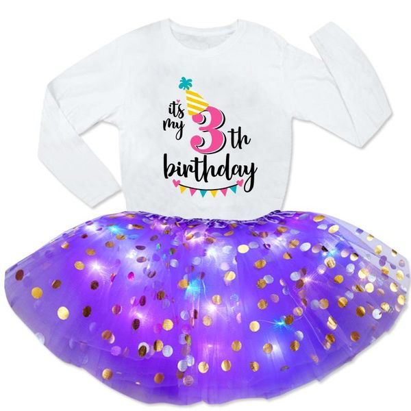 girls dress sequin glow sets birthday party light dress+long sleeve t shirt kids design your name and number presenclothing clothing, White
girls dress sequin glow sets birthday party light dress+long sleeve t shirt kids design your name and number presenclothing clothing, White