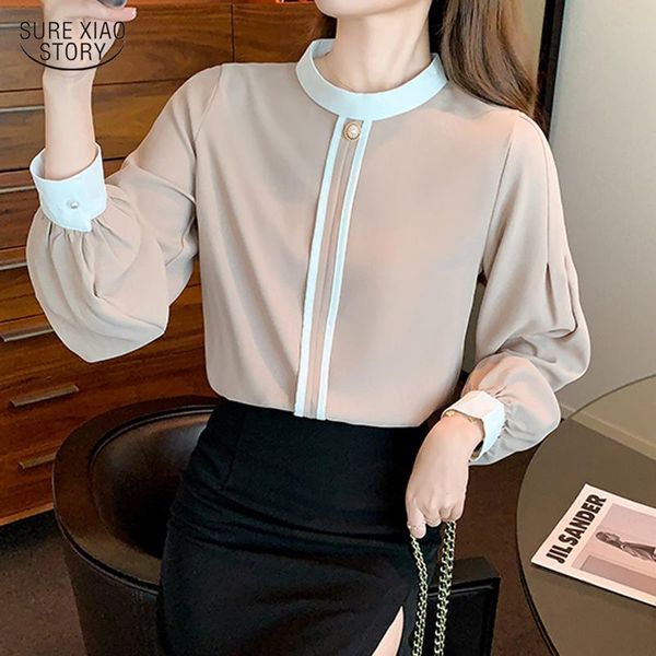women's blouses & shirts autumn romantic loose hedging all-match shirt woman fashion contrast lantern sleeve blouse charming slim elega, White
women's blouses & shirts autumn romantic loose hedging all-match shirt woman fashion contrast lantern sleeve blouse charming slim elega, White