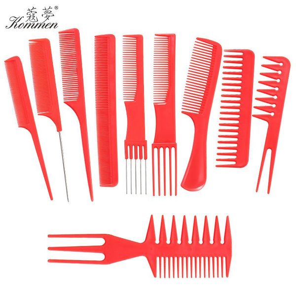 hair brushes stylist anti-static hairdressing combs multifunctional design detangler comb makeup barber haircare styling tool set, Silver
hair brushes stylist anti-static hairdressing combs multifunctional design detangler comb makeup barber haircare styling tool set, Silver