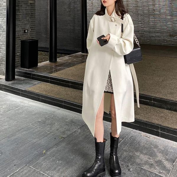 vy1104 2021 spring autumn winter women fashion casual ladies work wear nice jacket woman female ol windbreaker long coat women's wool &, Black
vy1104 2021 spring autumn winter women fashion casual ladies work wear nice jacket woman female ol windbreaker long coat women's wool &, Black