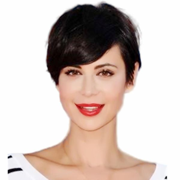 pixie cut short human hair wigs for black women straight black ladies humanhairwig machine made brazilian none lace front wig, Black;brown
pixie cut short human hair wigs for black women straight black ladies humanhairwig machine made brazilian none lace front wig, Black;brown