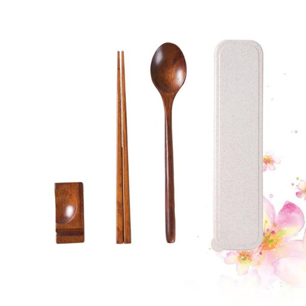 chopsticks 4pcs japanese style wood spoon chopstick rest set portable tableware with case for camping travel
chopsticks 4pcs japanese style wood spoon chopstick rest set portable tableware with case for camping travel