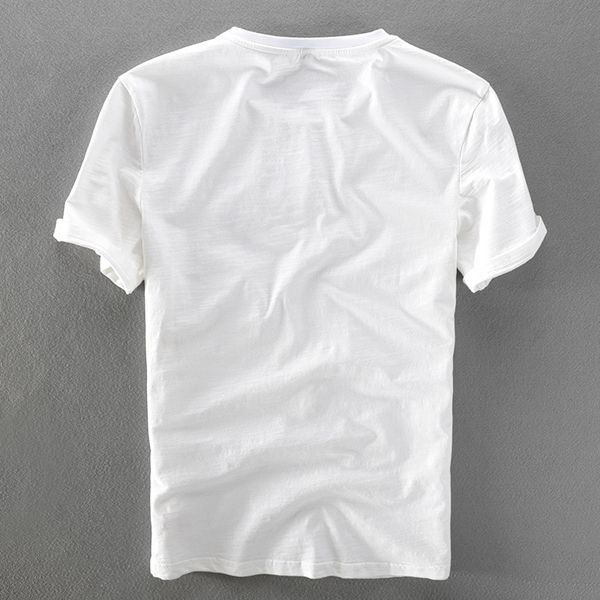 round summer new men's neck linen t-shirt classic loose casual white t shirt men short sleeve embroidery tshir, White;black
round summer new men's neck linen t-shirt classic loose casual white t shirt men short sleeve embroidery tshir, White;black