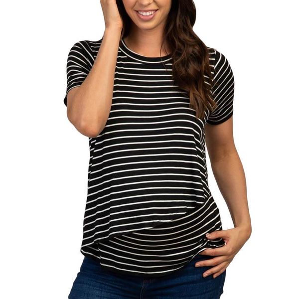maternity & tees striped breastfeeding clothes women short t shirts casual summer ladies t-shirt pregnancy, White
maternity & tees striped breastfeeding clothes women short t shirts casual summer ladies t-shirt pregnancy, White