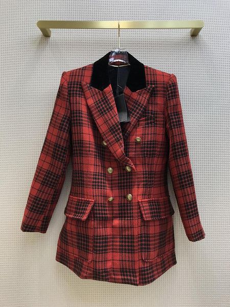women's wool & blends luxury blended coat for women 2021 autumn winter high-end long sleeve pattern velvet stitching woolen suit jacket, Black
women's wool & blends luxury blended coat for women 2021 autumn winter high-end long sleeve pattern velvet stitching woolen suit jacket, Black