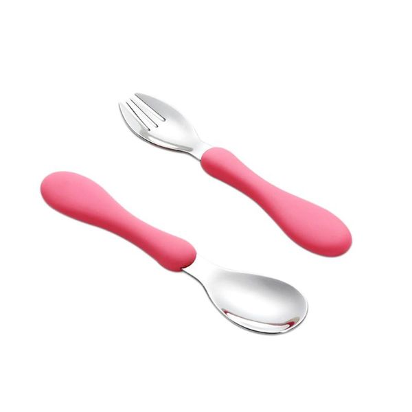 forks children spoon portable silicone handle stainless steel fork safety baby feeding eating training spork kids tableware(
forks children spoon portable silicone handle stainless steel fork safety baby feeding eating training spork kids tableware(