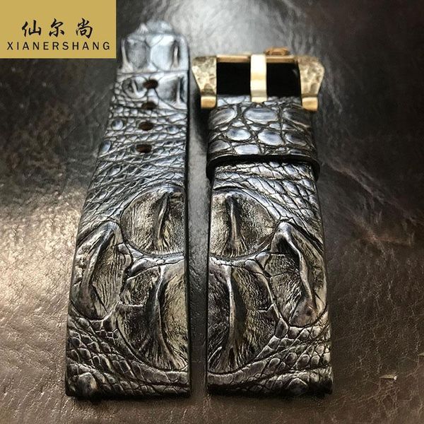 watch bands handmade vintage crocodile leather watchbands art pin buckle strap genuine men alligator band 20mm 21mm 22mm 24mm, Black;brown
watch bands handmade vintage crocodile leather watchbands art pin buckle strap genuine men alligator band 20mm 21mm 22mm 24mm, Black;brown