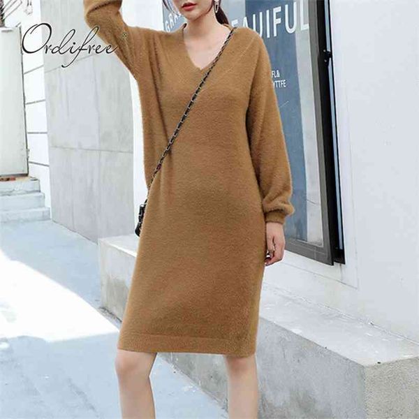 autumn winter women knitted dress long sleeve warm thick soft short sweater 210513, Black;gray
autumn winter women knitted dress long sleeve warm thick soft short sweater 210513, Black;gray