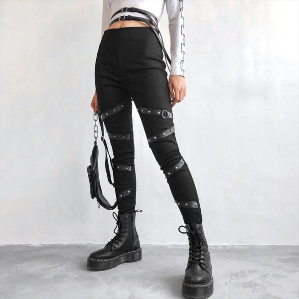 35 solid gothic punkt casual womens legging loose elastic trousers harajuku pockets rivet full pants pantalones de mujer pantalon femme, Black
35 solid gothic punkt casual womens legging loose elastic trousers harajuku pockets rivet full pants pantalones de mujer pantalon femme, Black