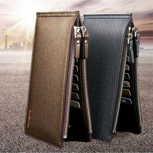 wallets men's slim men leather billfold purse long fashion portable zipper coin handbag for mens pack clutch bags, Red;black
wallets men's slim men leather billfold purse long fashion portable zipper coin handbag for mens pack clutch bags, Red;black