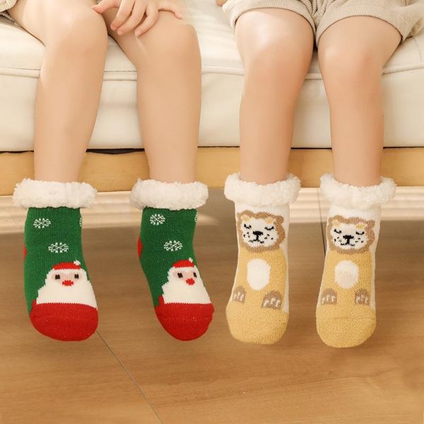 socks kids baby christams autumn winter cute cartoon warm for children girls boys, Pink;yellow
socks kids baby christams autumn winter cute cartoon warm for children girls boys, Pink;yellow