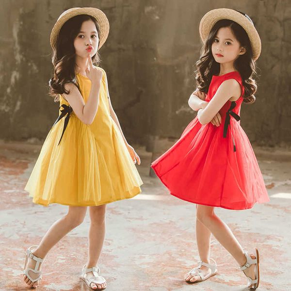 dress new girls for the summer of 2021 child elegant princess dresses sleeveless fashion dress children's clothing 2 to 12 years, Red;yellow
dress new girls for the summer of 2021 child elegant princess dresses sleeveless fashion dress children's clothing 2 to 12 years, Red;yellow
