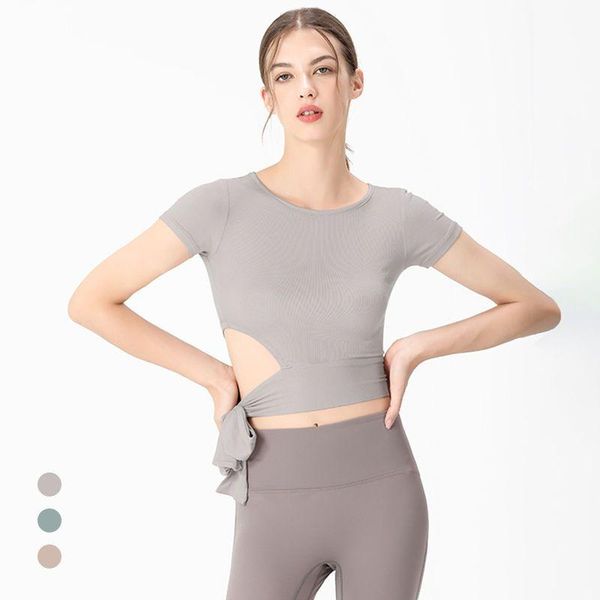 yoga outfit women's sports t-shirt summer short-sleeved breathable quick-drying running o-neck workout clothes tight wear crop top
yoga outfit women's sports t-shirt summer short-sleeved breathable quick-drying running o-neck workout clothes tight wear crop top