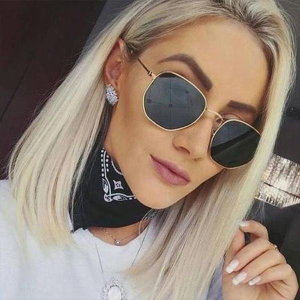 polygonal women sunglasses men glasses lady retro metal sun vintage mirror uv400 oculos de sol, White;black
polygonal women sunglasses men glasses lady retro metal sun vintage mirror uv400 oculos de sol, White;black