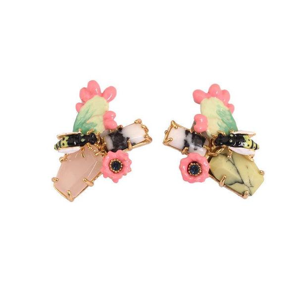 stud enameled cactus bee earrings wholesale insect jewelry for woman 2021 trend, Golden;silver
stud enameled cactus bee earrings wholesale insect jewelry for woman 2021 trend, Golden;silver