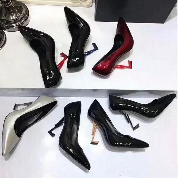 dress shoes fashion women luxury letter high heels pumps ladies pointed toe stilettos wedding party for brides 8 10cm, Black
dress shoes fashion women luxury letter high heels pumps ladies pointed toe stilettos wedding party for brides 8 10cm, Black