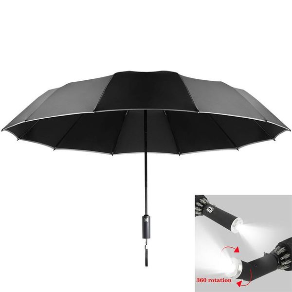 umbrellas fully automatic umbrella reverse light with led night folding sunshade sunscreen uv protection fashion business
umbrellas fully automatic umbrella reverse light with led night folding sunshade sunscreen uv protection fashion business