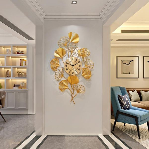 wall clocks american style clock hanging decoration creative ginkgo leaf atmosphere fashion european light luxury
wall clocks american style clock hanging decoration creative ginkgo leaf atmosphere fashion european light luxury