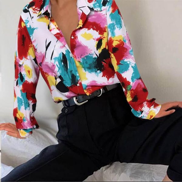 plus size 5xl women's shirts celmia 2021 fashion long sleeve blouse vintage tie-dye floral print office casual loose blusas blouses &, White
plus size 5xl women's shirts celmia 2021 fashion long sleeve blouse vintage tie-dye floral print office casual loose blusas blouses &, White