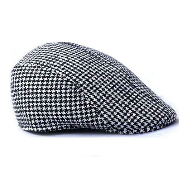 berets men women autumn winter houndstooth sboy caps beret hat cabbie hats flat cap, Blue;gray
berets men women autumn winter houndstooth sboy caps beret hat cabbie hats flat cap, Blue;gray