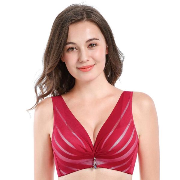 bras explosive model ladies comfortable underwear wholesale steel ring adjustment lace thin large size gathered vest bra, Red;black
bras explosive model ladies comfortable underwear wholesale steel ring adjustment lace thin large size gathered vest bra, Red;black