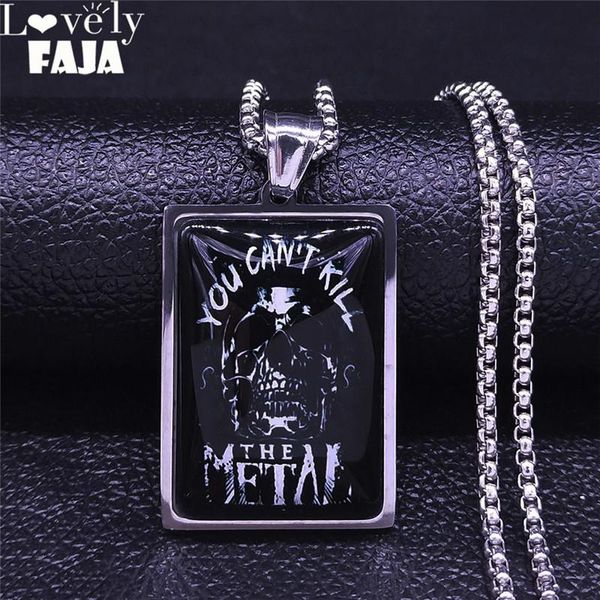 you can not kill the metal black skull stainless steel glass necklace men silver color jewelry collares n5207s03 pendant necklaces
you can not kill the metal black skull stainless steel glass necklace men silver color jewelry collares n5207s03 pendant necklaces