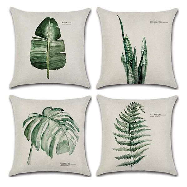 fashion refreshing leaf cushion cover square throw pillow prited waist pillowcase home seat living room decorative funda cojin cushion/decor
fashion refreshing leaf cushion cover square throw pillow prited waist pillowcase home seat living room decorative funda cojin cushion/decor