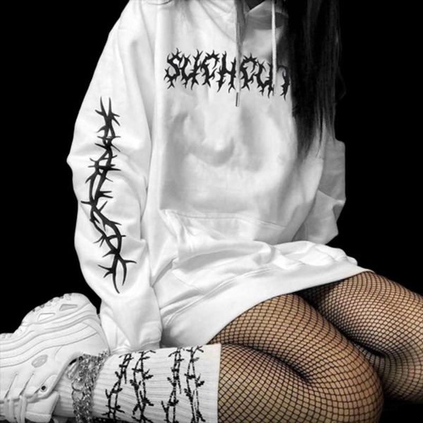 women's hoodies & sweatshirts fashion oversized hoodie printed hooded loose women streetwear pullover long sweatshirt spring harajuku, Black
women's hoodies & sweatshirts fashion oversized hoodie printed hooded loose women streetwear pullover long sweatshirt spring harajuku, Black