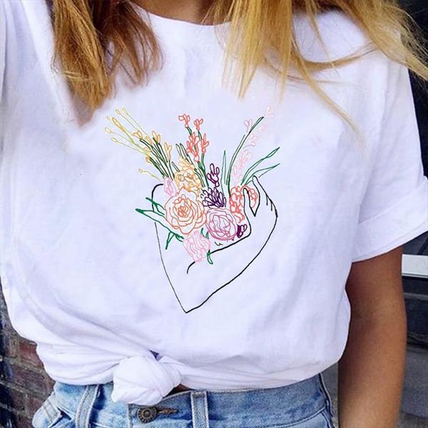 graphic floral printing casual watercolor womens t shirts style cute fashion 90s print female clothes tees shirt, White
graphic floral printing casual watercolor womens t shirts style cute fashion 90s print female clothes tees shirt, White