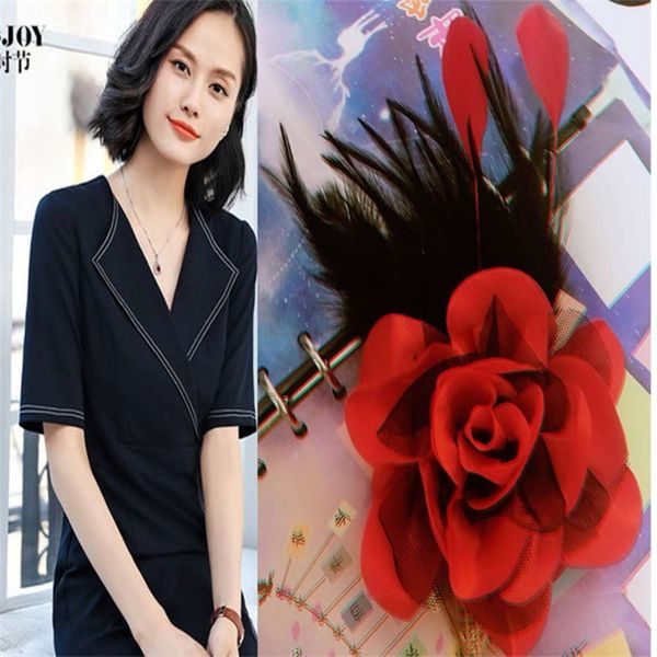 emcee feather brooch ruili fashion high grade handmade cloth big brooch head flower dual purpose, Gray
emcee feather brooch ruili fashion high grade handmade cloth big brooch head flower dual purpose, Gray