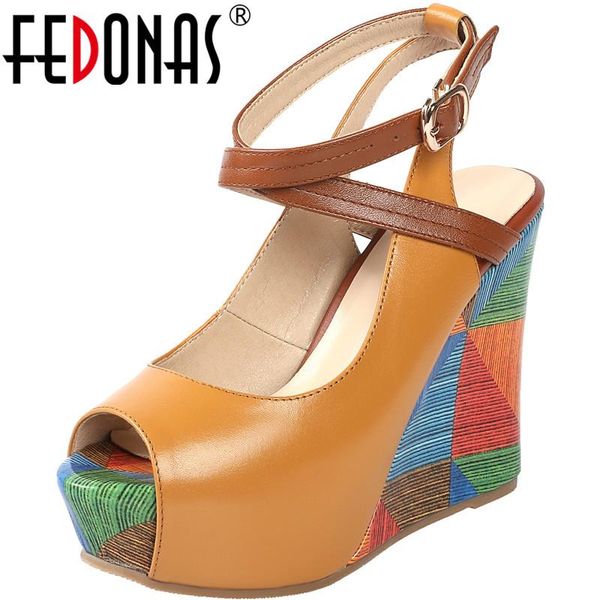 wedged platforms high heels sandals genuine leather peep toe pumps 2021 summer animal prints lace up shoes woman, Black
wedged platforms high heels sandals genuine leather peep toe pumps 2021 summer animal prints lace up shoes woman, Black